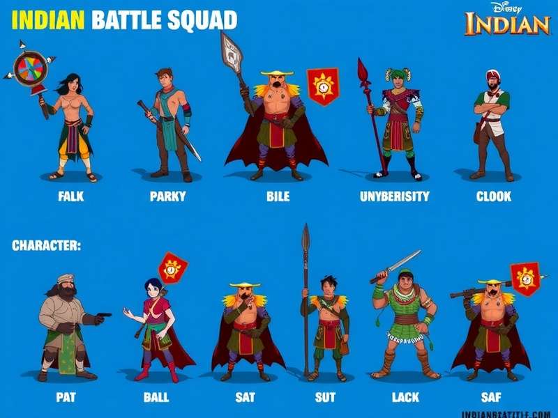 Diverse Character Roster of Indian Battle Squad Indian Battle Squad Character Roster